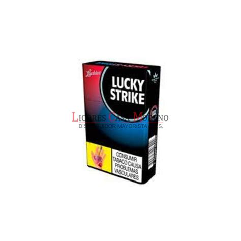 Cigarrillo Lucky Strike Daiquiri Azul Licores Casa Moreno