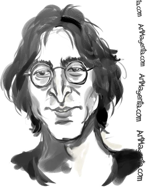 Caricatures John Lennon