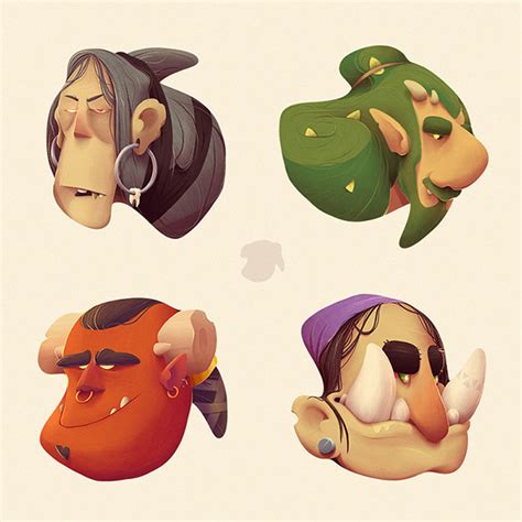 shape characters  behance