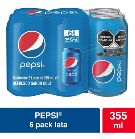 Refresco Pepsi Cola 6 Pack 334ml MercadoLibre