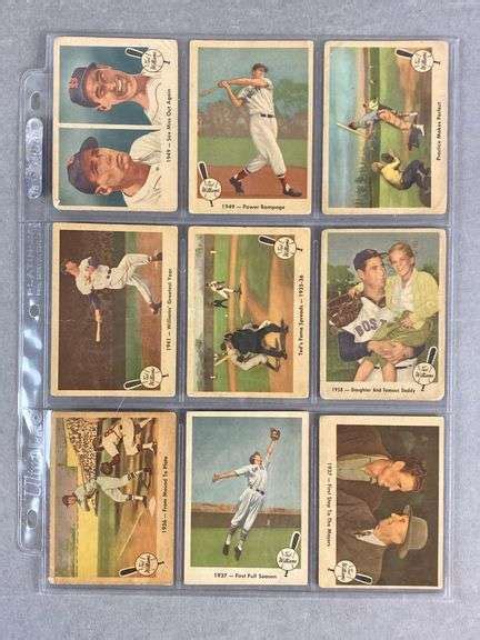 190 1959 63 Fleer Baseball Cards With HOFs Matthew Bullock Auctioneers