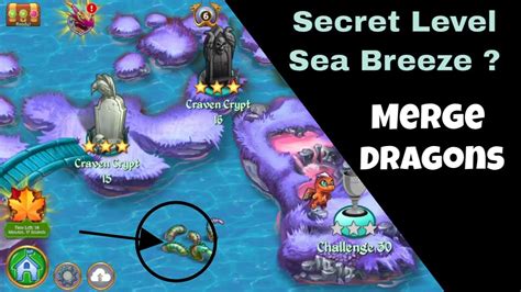 Merge Dragons Secret Level Sea Breeze 3 Stars With