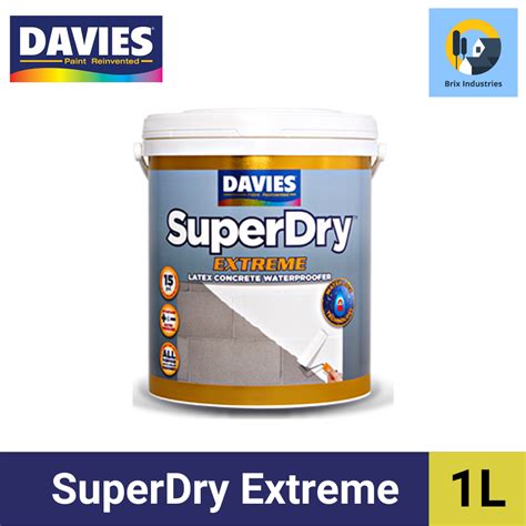 Davies Superdry White 1 Liter Or 4 Liters Gallon Extreme Latex Paint