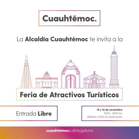 Alcald A Cuauht Moc On Twitter Disfruta La Feria De Atractivos