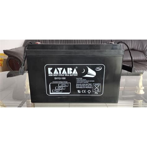 Jual Baterai Battery Kayaba 12v 100ah 12volt 100amper Vrla Aki Kering