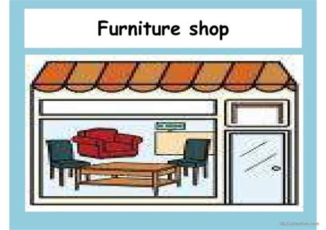 Shops Pictionary Picture Dictionary English ESL Powerpoints