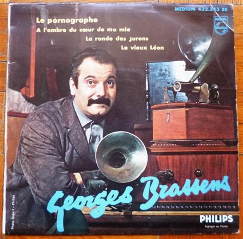 Georges Brassens Par Les Routes Du Printemps Georges Brassens 9e Série Philips 432343 Be