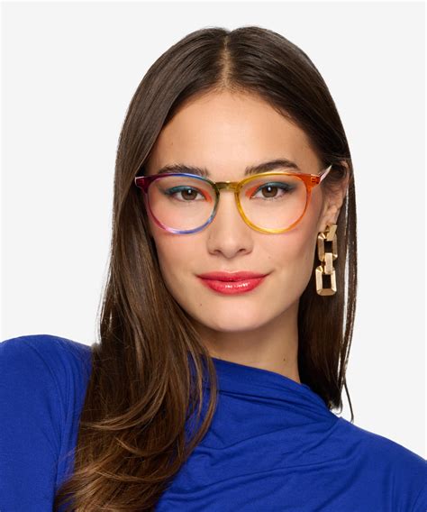 Rainbow Round Rainbow Full Rim Eyeglasses Eyebuydirect