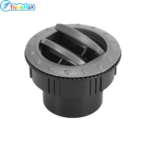 Round AC Air Outlet Vent Louvered Dashboard Air Conditioning Deflector