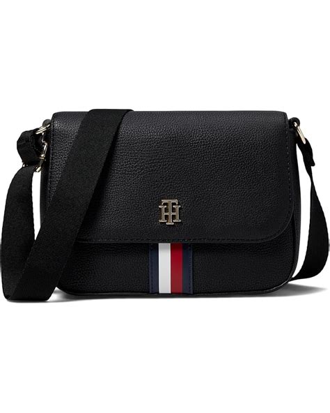 Tommy Hilfiger Ruby Ii Flap Crossbody Pebble Pvc Pm