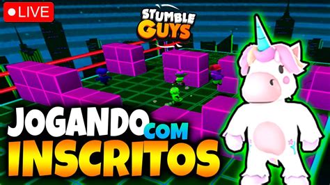 Live De Stumble Guys Ao Vivo Jogando Inscritos Sala Premiada