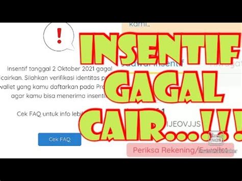 Insentif Prakerja Gagal Cair Jangan Panik Lakukan Ini Segara Insentif