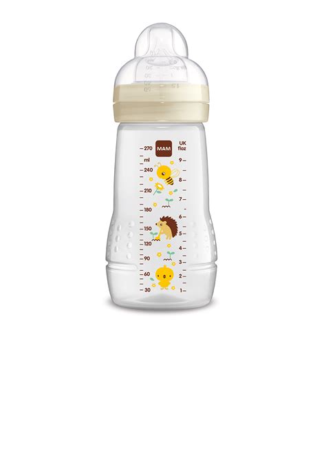 MAM. Easy Active Бутылочка для кормления 270 мл, бежевая, 2+ мес ...