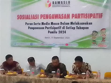 BAWASLU PURWAKARTA GANDENG MEDIA MASSA GUNA MEMBANTU PENGAWASAN PEMILU