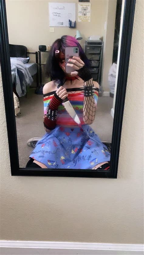 Fuck It Femboy Goth Chucky Happy Late Halloween