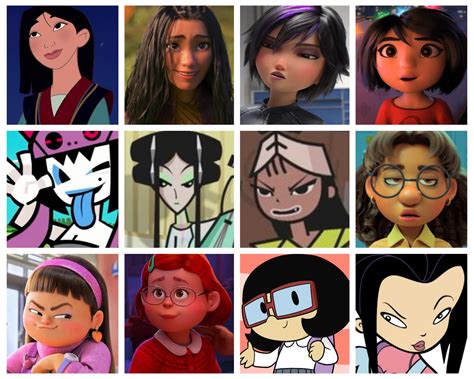 Animated Asian Girls Females Ladies In Cartoon They Are Asians R