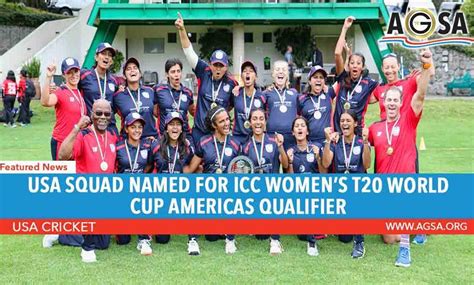 Usa Squad Named For Icc Womens T20 World Cup Americas Qualifier