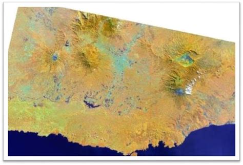 Landsat 8 false colour composite Malang Regency area | Download Scientific Diagram