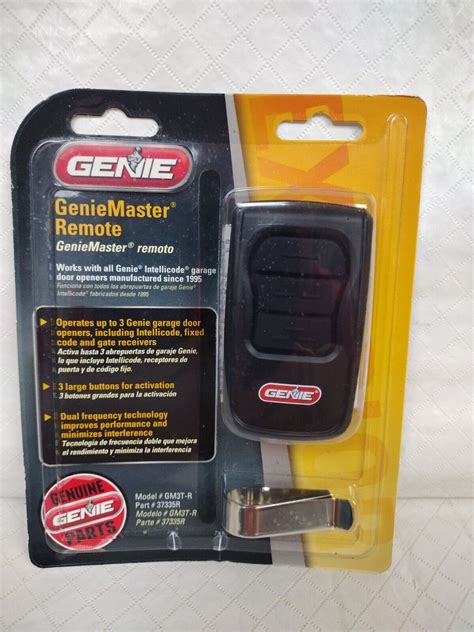 Geniemaster3buttonremote Gm3t R For Sale Online Ebay