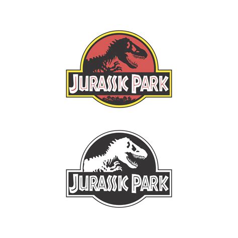 Jurassic Park Logo Vector Vector Art At Vecteezy