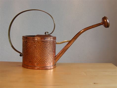 Beautiful Handmade Hammered Vintage Copper Watering Can