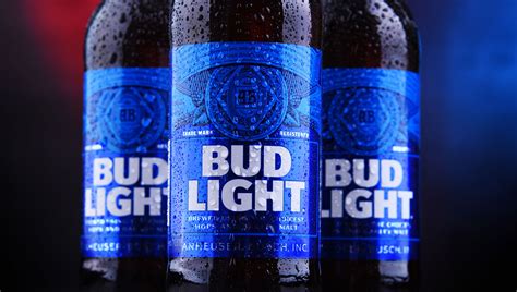 Blank Bud Light Bottle Label