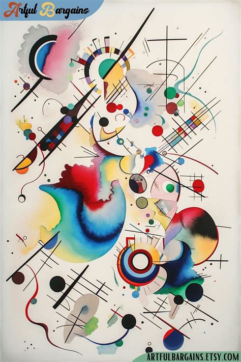 Kandinsky Poster, Kandinsky Art Print, Kandinsky Inspired Printable ...