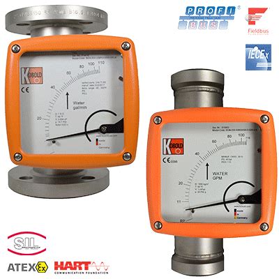 Industrial Variable Area Flow Meters Water Or Air Bgn Kobold Usa