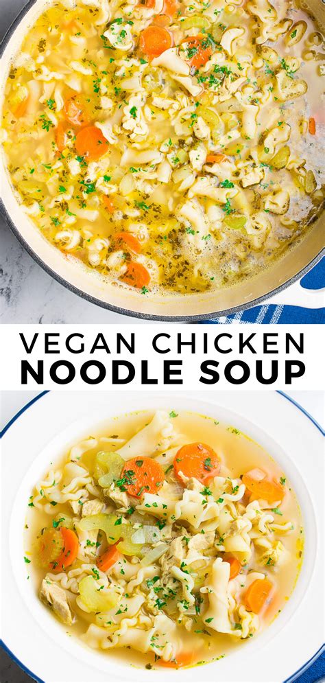 Vegan Chicken Noodle Soup Nora Cooks