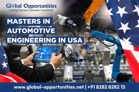 Masters in Automotive Engineering in USA Latest Update