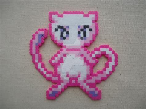 Pokemon Mew Perler by blackliquorice23 on DeviantArt