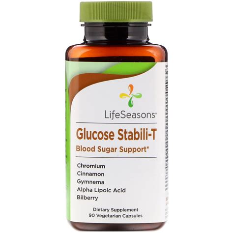 LifeSeasons Glucose Stabili T Blood Sugar Support 90 Vegetarian