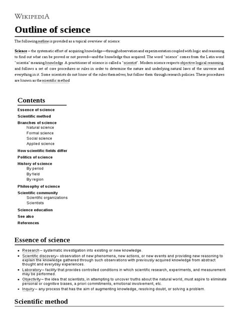 Outline of science | Experiment | Science