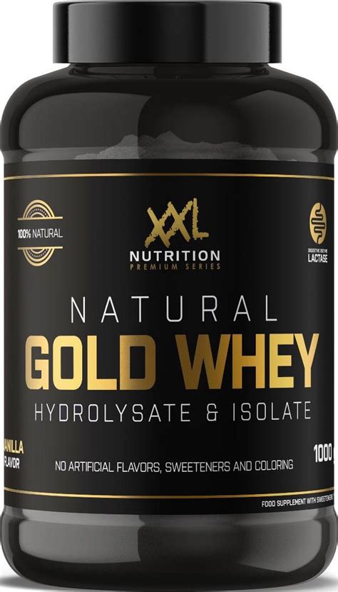 bol XXL Nutrition Natural Gold Whey Proteïne Poeder Proteïne