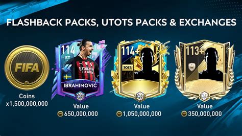 Utots Flashback Packs Tots Exchanges Billion Coins Profit Fifa