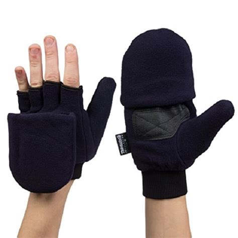 40grams 3m Thinsulate Lined Insulated Fleece Fingerless Convertible