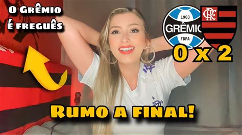 React Gr Mio X Flamengo Copa Do Brasil Semifinal Jogo De