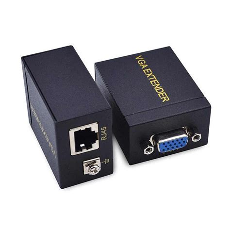 Extensor Vga Por Cable Utp EXTENSOR DE VIDEO VGA FOLKSAFE FS 6001P