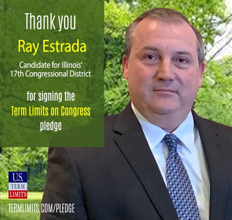 Ray Estrada Pledges to Support Term Limits on Congress - U.S. Term Limits