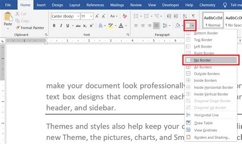 How To Remove A Line From Microsoft Word