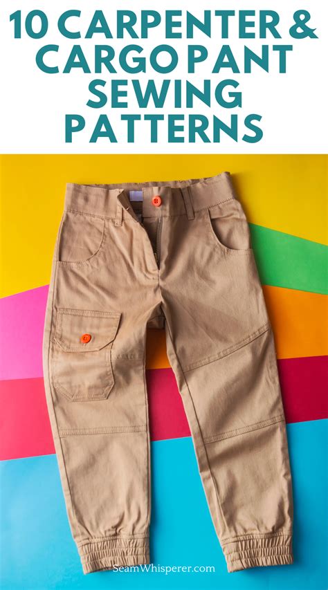 10 Carpenter Utility Pants Sewing Patterns