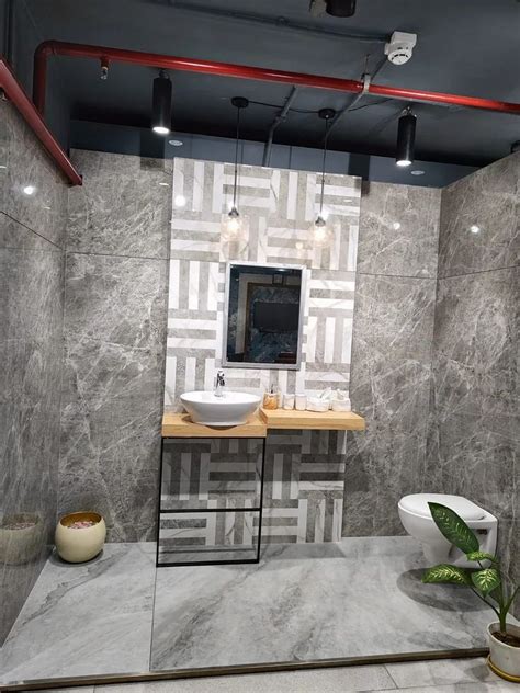 Glossy Ceramic Bathroom Wall Tiles Size 2x2 Feet 600x600 Mm At Rs