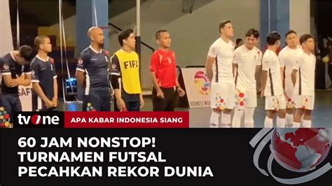 Pecah Rekor Pertandingan Futsal 60 Jam Non Stop Digelar Di Bandung