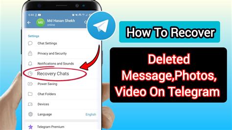 How To Recover Deleted Telegram Message Chats Pictures And Videos