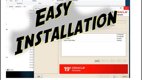 Install Oracle 19c On Windows Youtube