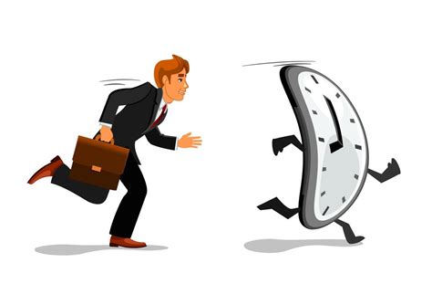 Businessman Running Late For Work 11662858 Vector Art At Vecteezy