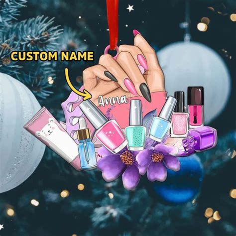 Customized Nail Artist Ornament Nail Technician Manicurist