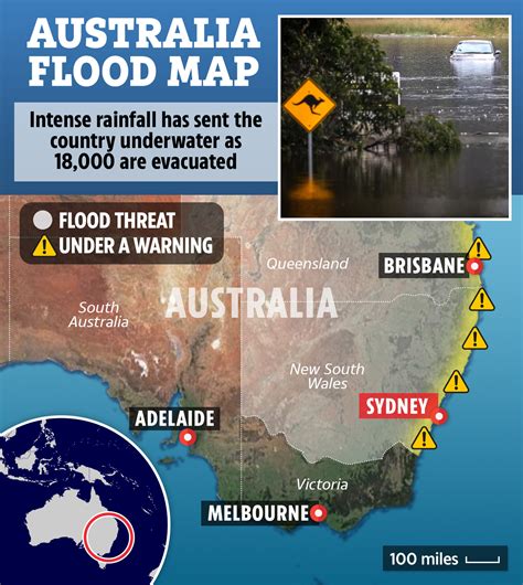 Australia floods map - where are the floods now? | The US Sun