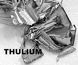 Thulium Element Properties Rare Earth Lanthanides Group Periodic