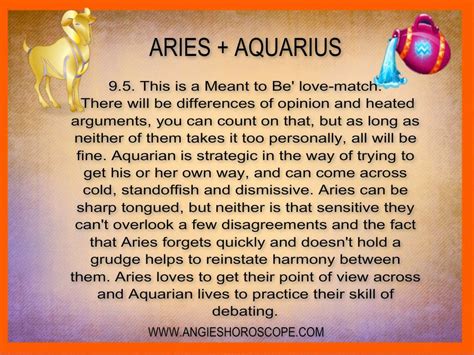 Aries Aquarius Compatability Aries Pinterest Aries Aquarius